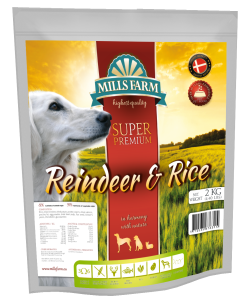 Mills Farm Reindeer&Rice 2kg